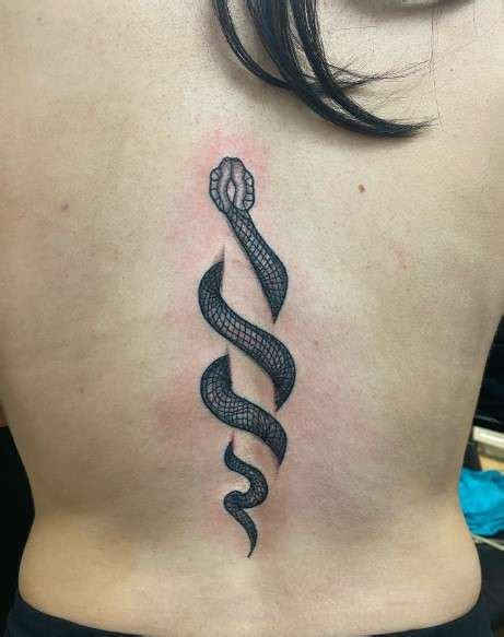 snake spine tattoo meaning